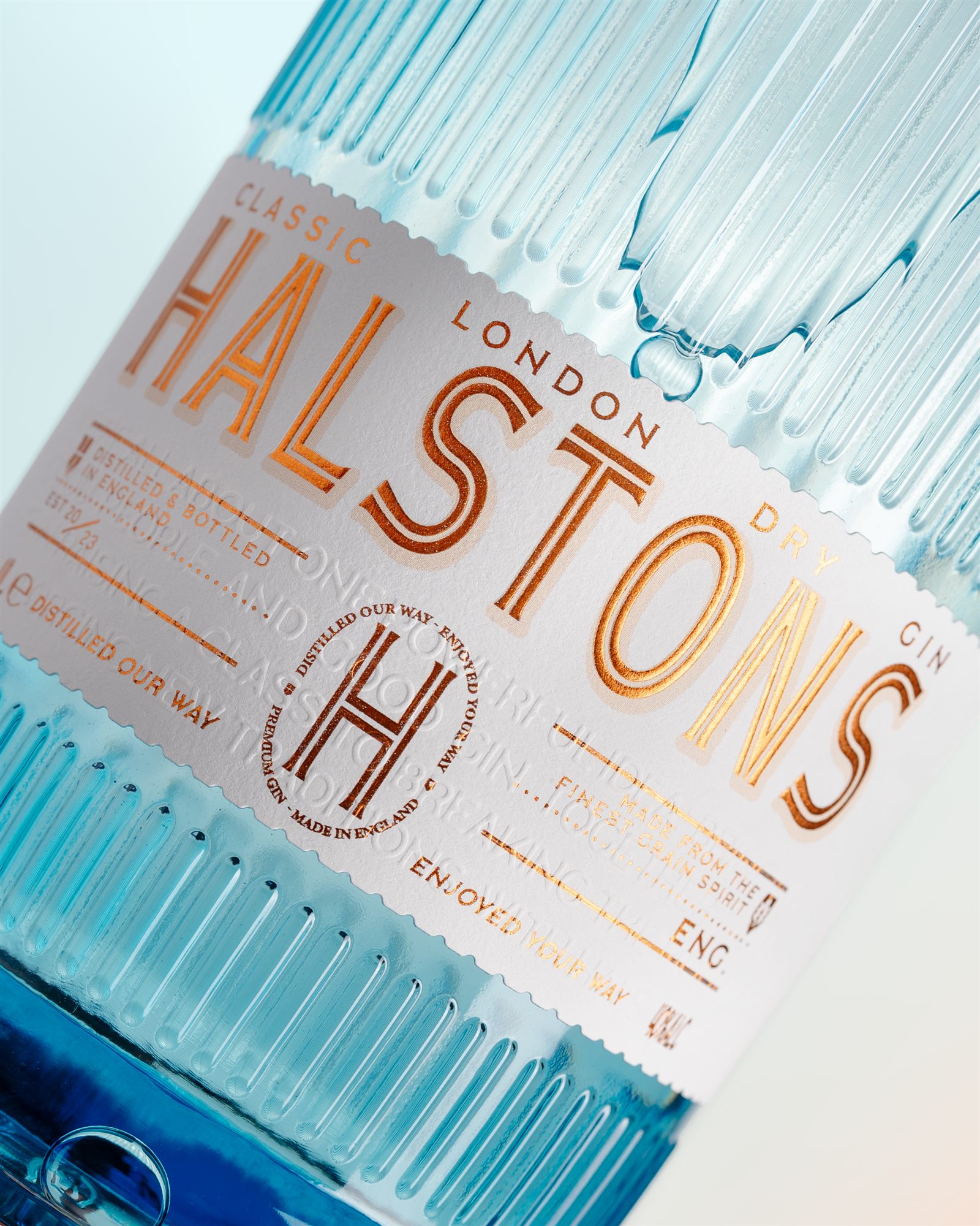 Halstons label detail